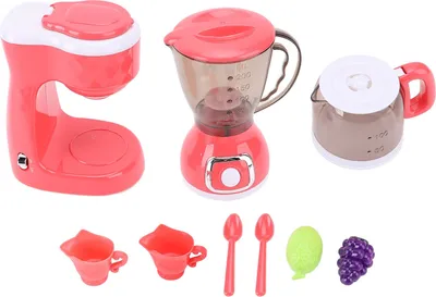 Obrázek produktu pro Dětské hrací kuchyňské doplňky, sada hraček s kávovarem a mixérem, hračky