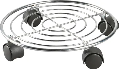 Produktbild von Pflanzenroller rund ca. 30cm verchromt