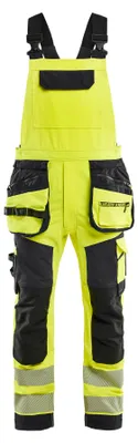 Produktbild von Blakläder High Vis Latzhose 4-Wege-Stretch 2626, Farbe:High Vis Gelb/Schwarz, Größe:C44