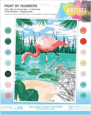 Immagine prodotto di Kit di pittura per fenicotteri Tropical Flamingo