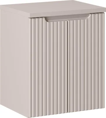 Produktbild von Badezimmerschrank 50 Cm Mit Geriffelter Kaschmirplatte Elegant