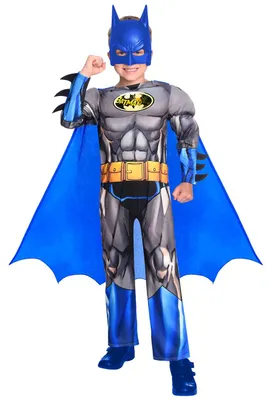 Batman Kostüm für Jungen – Jumpsuit mit Umhang