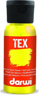 Zdjęcie produktu dla Darwi DA0100050723C Farba do tkanin Neon Yellow 50 ml 1 szt.