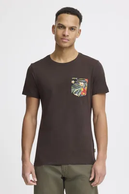 Produktbild von BLEND BHFlorens Herren T-Shirt Kurzarm Shirt mit Print Rundhals-Ausschnitt Regular fit