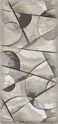 Zdjęcie produktu dla Dywan welurowy antypoślizgowy UNIVERSO 55X190 cm TURTLEDOVE | GalleriaFarah1970
