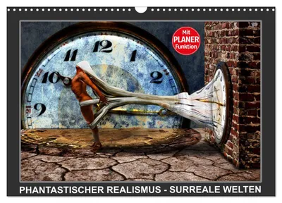 Immagine prodotto di REALISMO FANTASTICO - MONDI SURREALI (calendario da parete 2027, formato DIN A3 orizzontale), calendario mensile CALVENDO