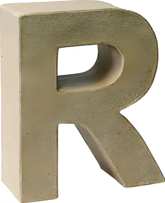 Produktbild von KNORR PRANDELL Papp-Buchstabe 3D R 175 x 157 x 55 cm Pappe natur