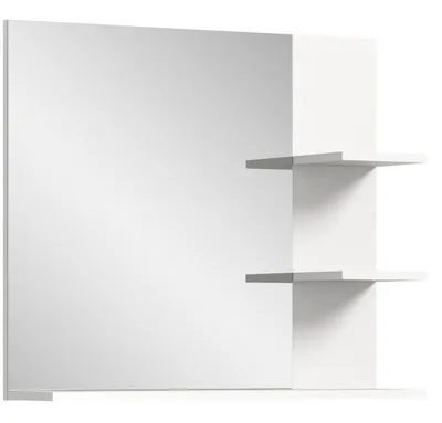 Immagine prodotto di Specchio da bagno Laredo 80cm 3 ripiani bianco.