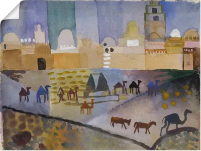 Produktbild von ARTland Poster Kairouan I. 1914. Größe: 40x30 cm