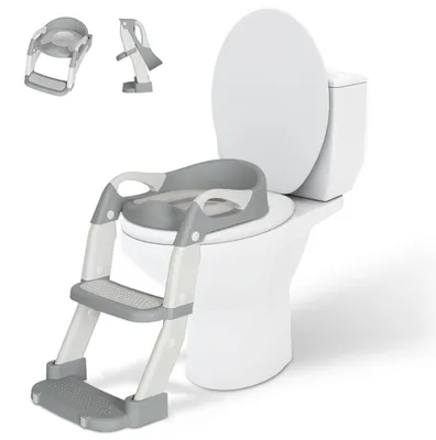 Produktbild von Vigevee Toilettentrainer Toilettensitz Kinder WC Sitz  Töpfchen mit Treppe für 1-7 Baby Lerntöpfchen Toilette