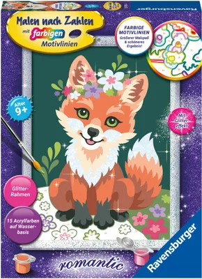 Produktbild von Ravensburger Malen nach Zahlen - Blumiger Fuchs