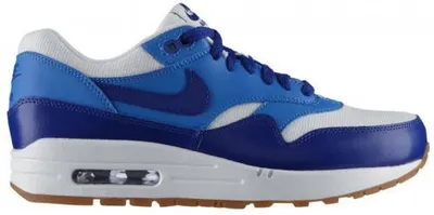 Produktbild von Nike Air Max 1 One VNTG Vintage Sneaker Schuhe blau/weiß 555284-105, Farbe:blau/weiß, Schuhgröße:44 EU