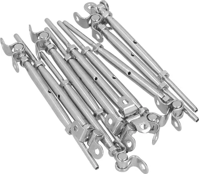 Image de Kit de fixation de câbles en acier inoxydable Kit de fixation de câbles à angle réglable pour rampes d'escalier3/16