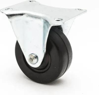 Produktbild von BKshop | Schwerlastrollen - Fi 40, 20 Kg | Lenkrollen, Transportroller, Schwarz - Gummirollen, Bockrollen, Möbelrollen, Transporthilfe Rollen