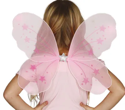 Immagine prodotto di ali di farfalla rosa per bambine