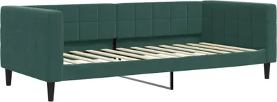 Obrázok produktu pre Denná posteľ tmavozelená 90x200 cm zamat