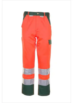 Produktbild von Planam Warnschutz Bundhose orange/grün Gr. 50, 2018050
