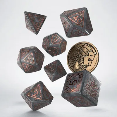 Produktbild von Würfel The Witcher - Geralt (7 Stck)