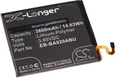 Produktbild von vhbw Akku Ersatz für Samsung GH82-18306A, EB-BA920ABU für Handy Smartphone Telefon (3800 mAh, 3,85 V, Li-Polymer)