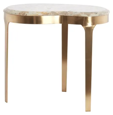 Produktbild von Light & Living - Beistelltisch Giulio - Braun - Ø51x48cm