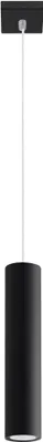 Immagine prodotto di Lampada a sospensione LAGOS 1 nero 1xGU10 10W acciaio 100x8x8cm Sollux Lighting