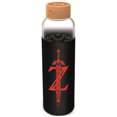 Immagine prodotto di Bottiglia in vetro con custodia Zelda 585 ml