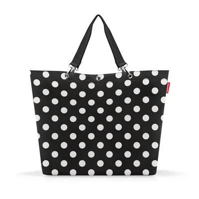 Produktbild von reisenthel shopper XL, Einkaufstasche, Tragetasche, Strandtasche, Tasche, Dots White, 35 L, ZU7073