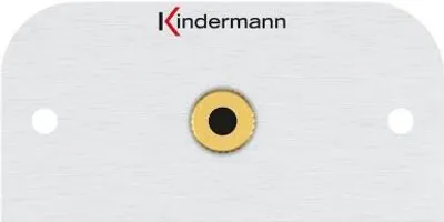 Produktbild von Kindermann 7441000411 3,5 mm Aluminium,Gold Steckdose (7441000411)