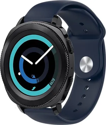 Produktbild von Strap-it Samsung Gear Sport Sportarmband (Dunkelblau)
