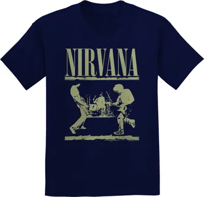 Produktbild von Nirvana Stage Navy Blue 2XL T-Shirt