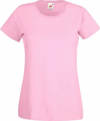 Produktbild von Fruit of the Loom - Lady-Fit Valueweight T - Light Pink - L