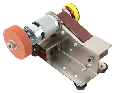 Image de Mini-ponceuse électrique - Appareil de main - 220 V - Prise européenne - Pour le travail du bois - Affûteur de couteaux - Métal