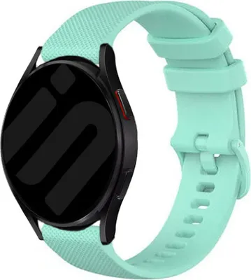 Produktbild von Strap-it Samsung Galaxy Watch 6 Classic 47mm Premium Silikon Armband (Aqua)