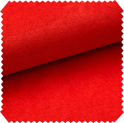 Produktbild von novely® ALPEN Polsterstoff im Wildleder-Look - Velours-Microfaser-Möbelstoff - Pflegeleichte Meterware 1lfm - Farbe: 64 Rot