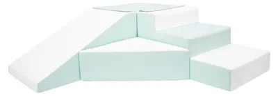 Image de Velinda Set de 4 blocs en EPS blanc menthe