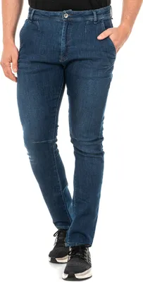 Produktbild von La Martina Lange Jeanshose für Herren mit geradem Saum JMT010