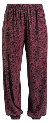 Produktbild von RED by EMP Damen schwarz/rote Hose mit weichem Stoff S