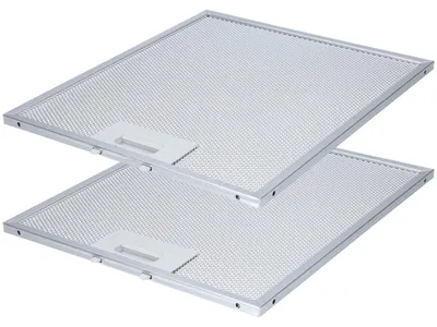 Zdjęcie produktu dla Elzusha - 2 filtry metalowe do okapu, wymiary 305 mm x 267 mm