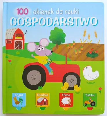 Obrázek produktu pro Książeczka Gospodarstwo 100 Okienek do Nauki dla dzieci