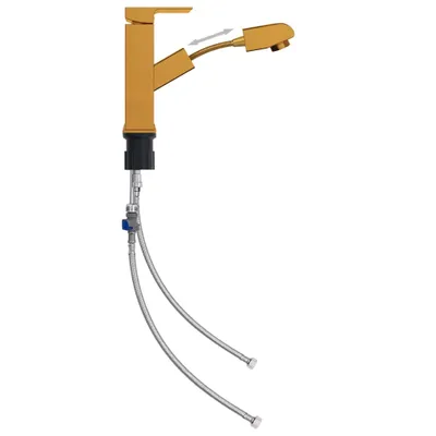 Produktbild von Waschbeckenarmatur mit Herausziehbarer Brause Golden 157x172 mm