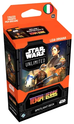 Obrázek produktu pro Asmodee – SWU – Éra bez zákonů: Sada karet LEIA ORGANA
