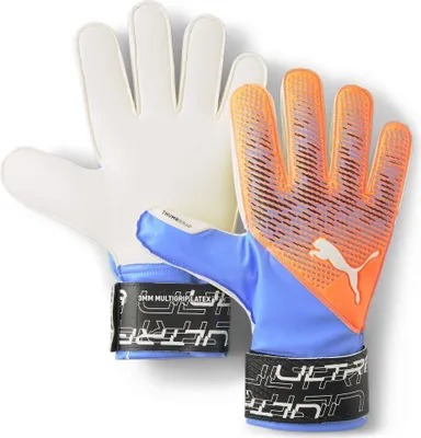 Produktbild von Puma ULTRA Protect 3 RC Torwarthandschuhe Herren orange blau glimmer Gr 7,5