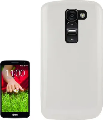 Produktbild von Schutzhülle für Handy LG Optimus G2 / D802 Weiß / Transparent