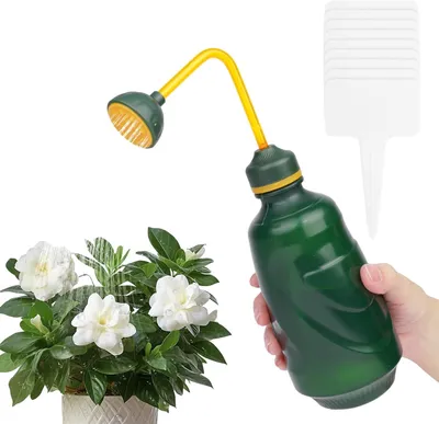Produktbild von Gießkanne für Zimmerpflanzen, 450 ml, kleine Gießkanne für Bonsai, Handsprüher für Sämlinge, Bonsai, empfindliche Pflanzen und Blumen (Grün)