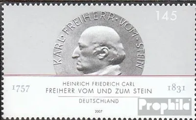 Produktbild von Briefmarken BRD (BR.Deutschland) 2007 Mi 2624 (kompl.Ausg.) gestempelt Stein