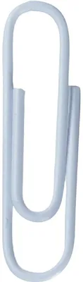 Produktbild von Alco Briefklammer Metall kunststoffüberz 26mm weiß 1000 Stück