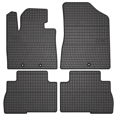 Productafbeelding van Rubberen automatten voor Kia Sorento II facelift 2012-2015 (SUV) – 4-delig, zwart, op maat – Wielganizator SolidPRO