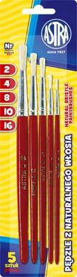 Produktbild von ASTRA Schulmalpinsel-Set, 5-teilig