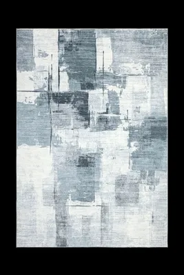 Produktbild von OBSESSION Teppich Posh 300 – modernes Design, 12 mm Höhe, rechteckig, grau, vegan & strapazierfähig- 80 x 150 cm