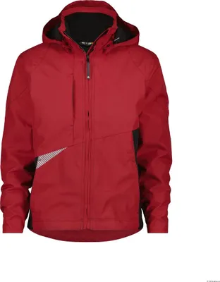 Produktbild von DASSY Regenjacke HYPER Arbeitsjacke Gr. M rot/schwarz